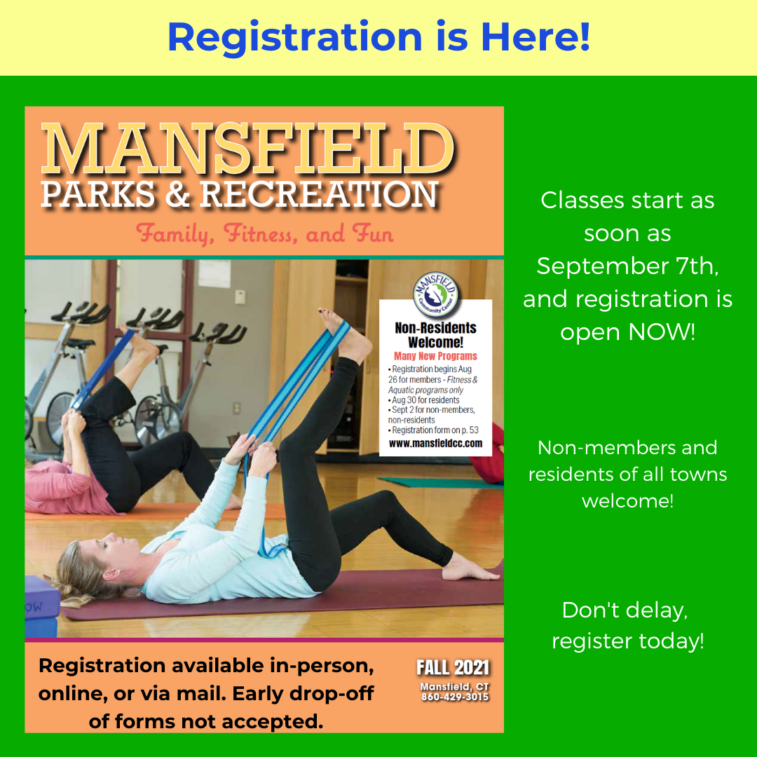 Registration Open to All Fall 2021