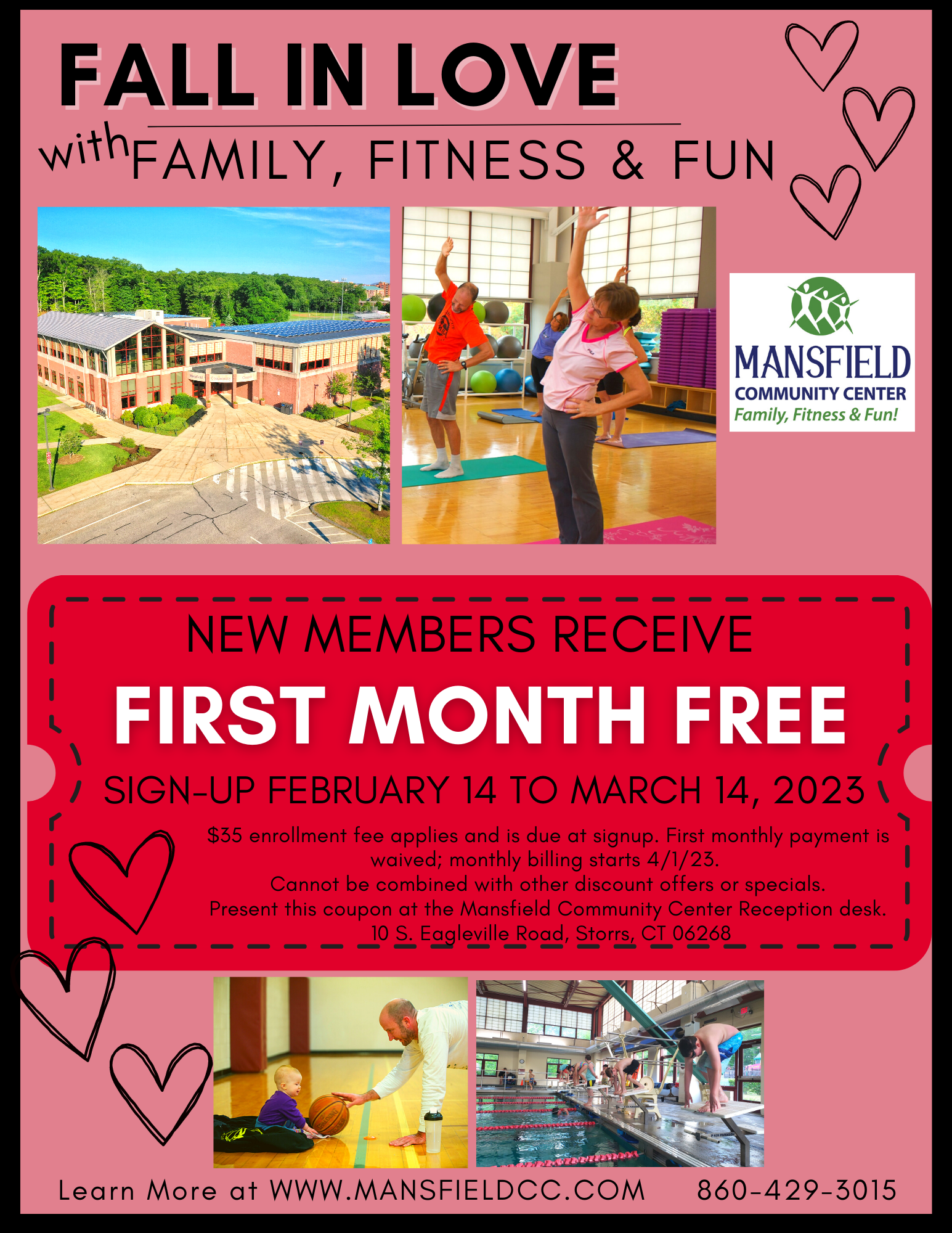 fall in love with family fitness and fun february 2023