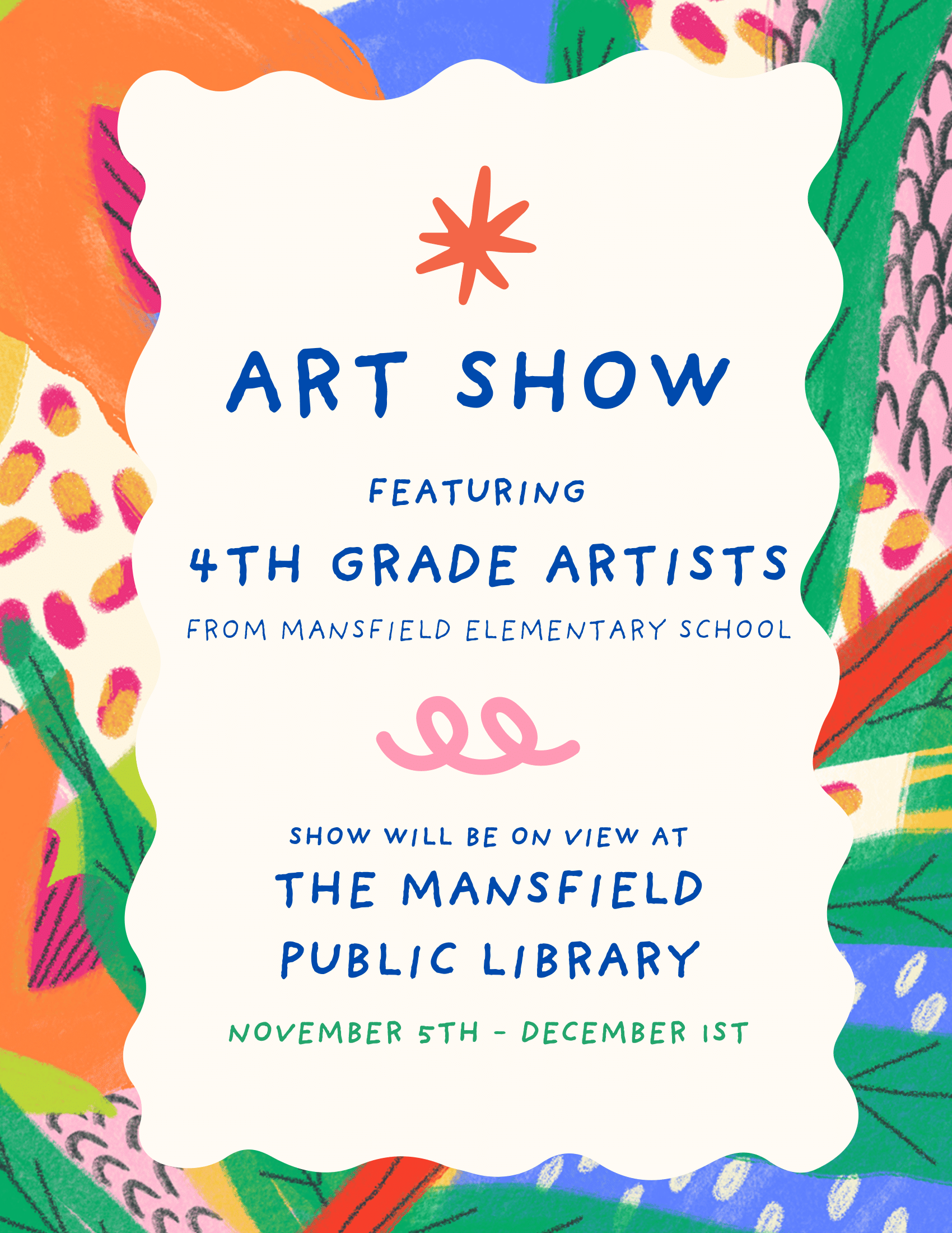 Art Show Featuring MES 4th Grade Artists at MPL 11.05.2025-12.01.2025-1