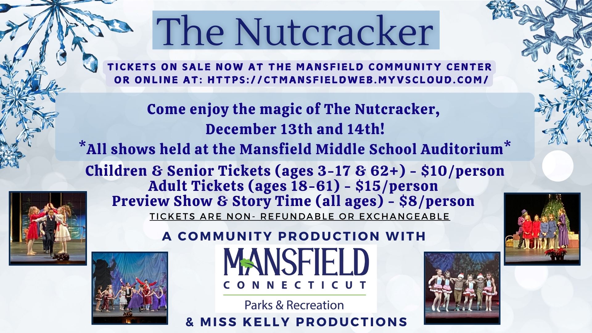 Flyer promoting 2025 Community Nutcracker