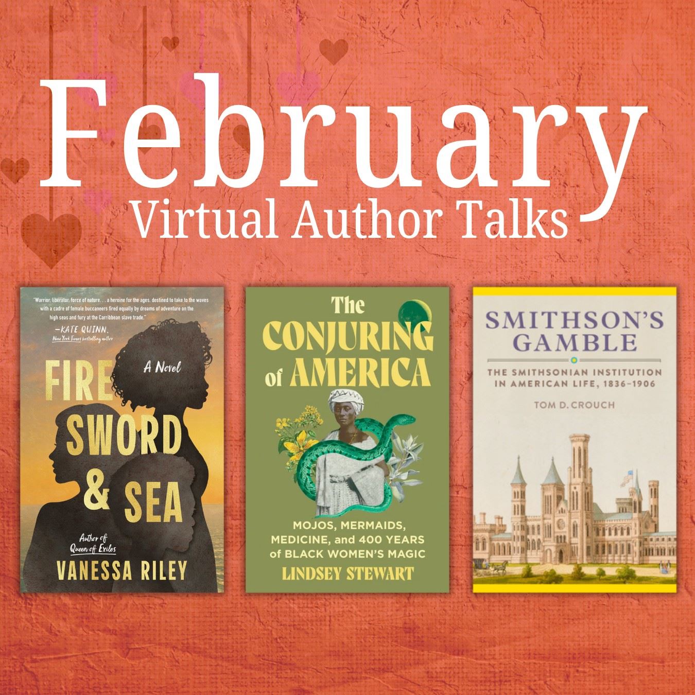 SQUARE marketing image February 26 Author Talks