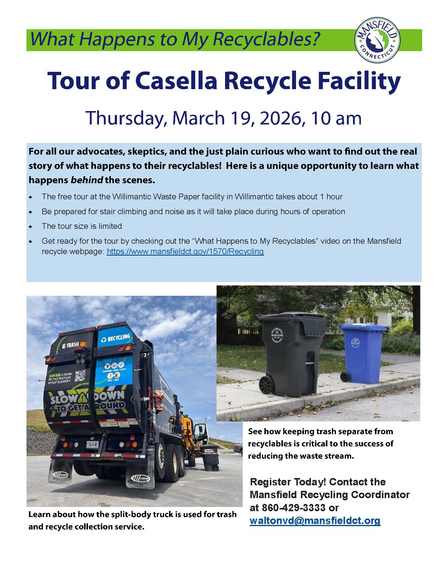 What Happens to My Recyclables Tour