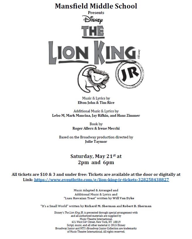 Lion King Poster 5-21-22