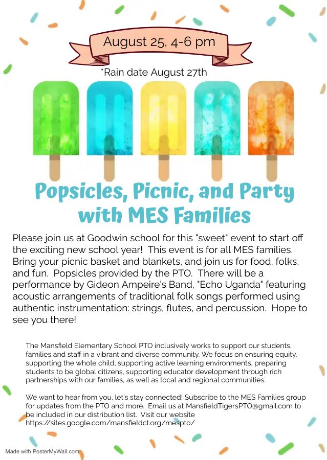 MES Popsicle Party- Made with PosterMyWall