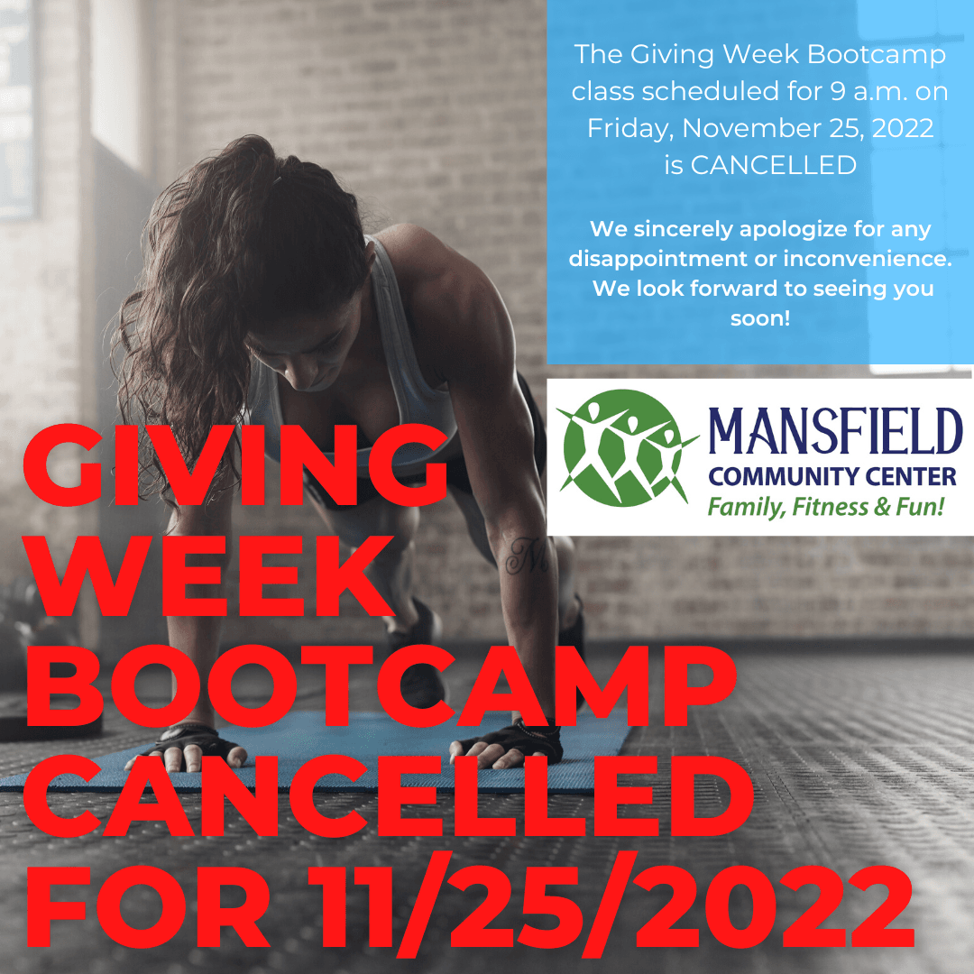 giving week bootcamp cancelled 11252022