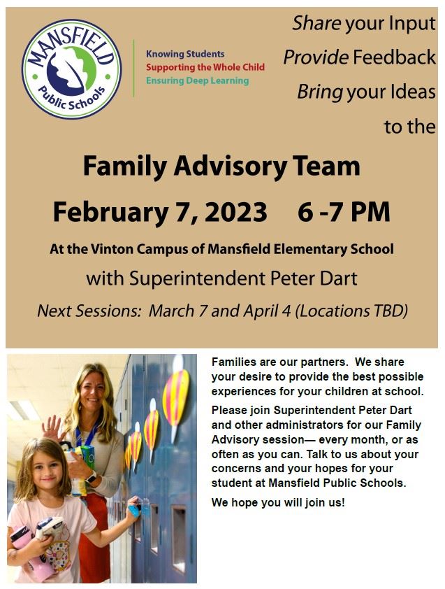 Feb Family advisory Team Flyer