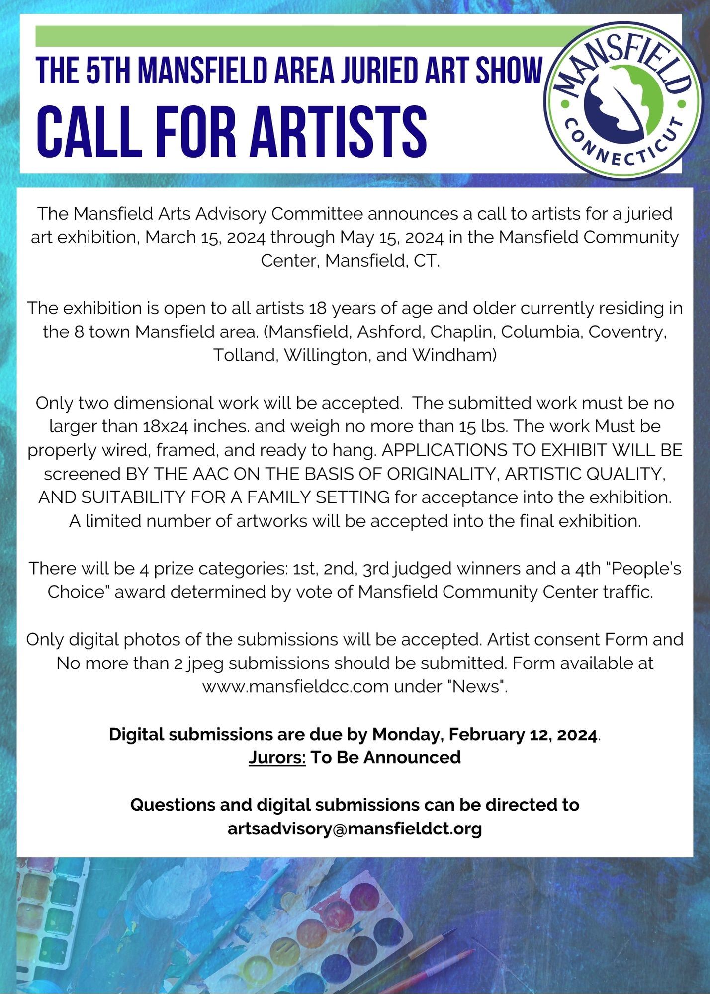 Juried Art Show Call to Artsits Page 2 of 2