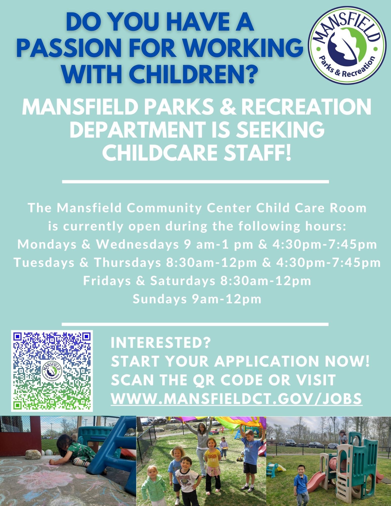 Child Care Job Opening 2024