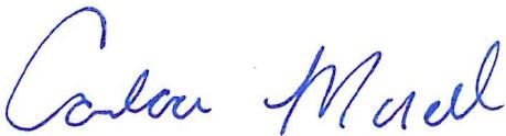 Candace Morell's signature