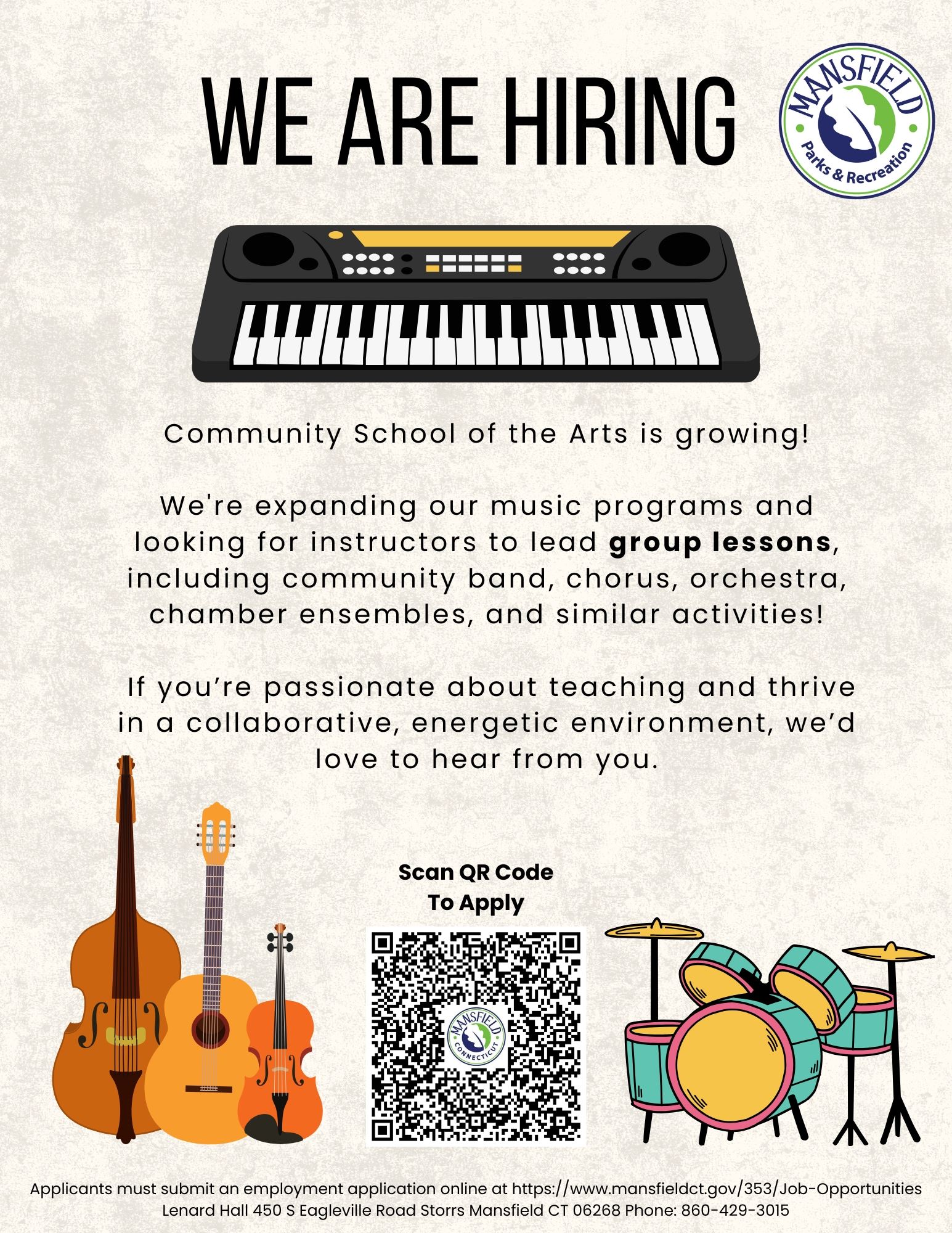 Hiring Group Instructors 2025