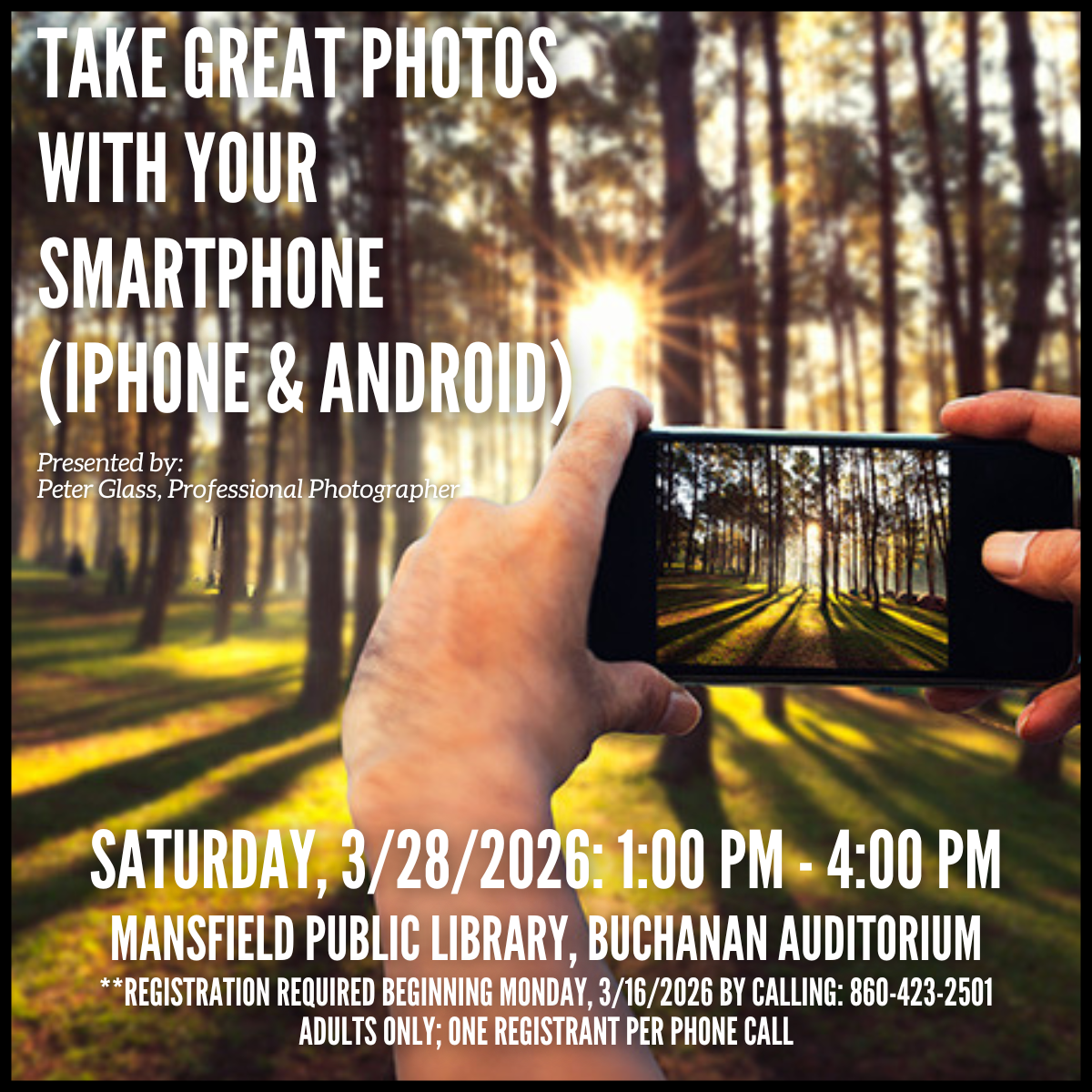 Take Great Photos infographic 2026